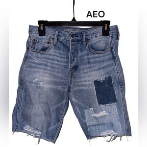 AEO - Vintage High Rise Flare Shorts - size 4